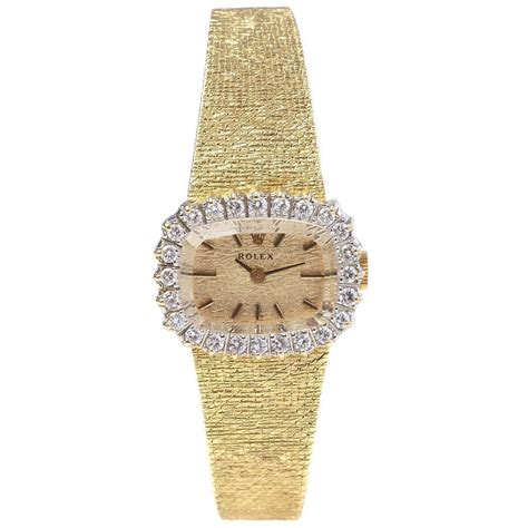 vintage gold rolex ladies small|14k gold rolex watch.